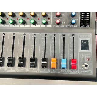 Foto 5 | Mezcladora Amplificada Romms CHPMX-8CH Negra 8 Canales DSP USB Bluetooth 250w RMS