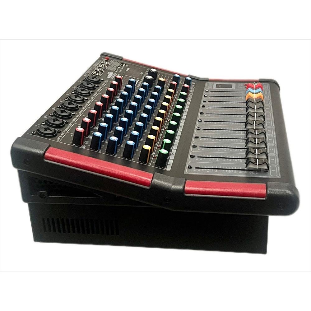 Foto 7 | Mezcladora Amplificada Romms CHPMX-8CH Negra 8 Canales DSP USB Bluetooth 250w RMS