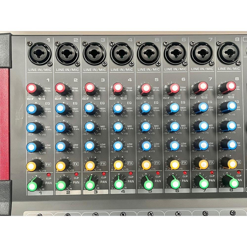 Foto 8 | Mezcladora Amplificada Romms CHPMX-8CH Negra 8 Canales DSP USB Bluetooth 250w RMS