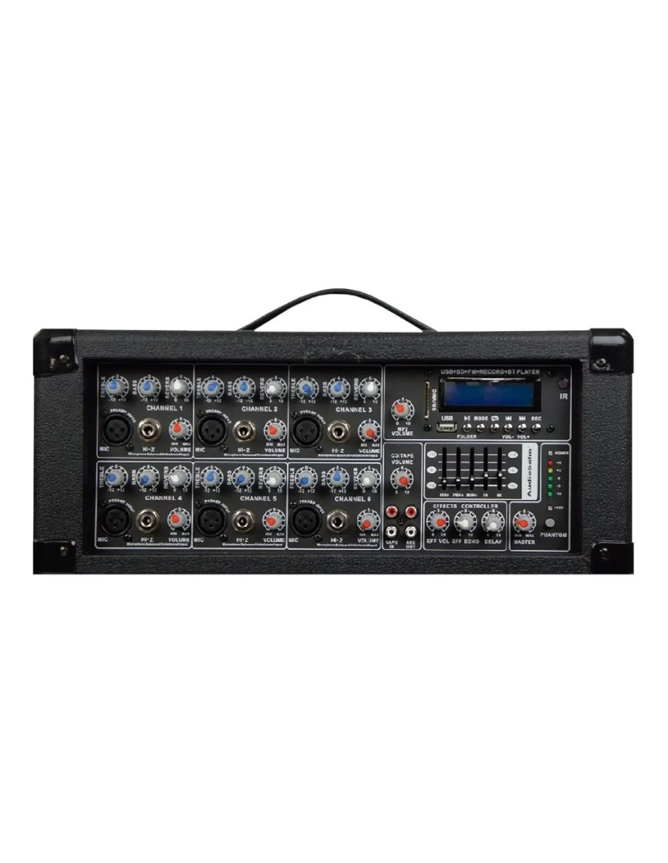 Foto 2 pulgar | Consola Amplificada 6 Canales Bluetooth Audiobahn Apm6300i