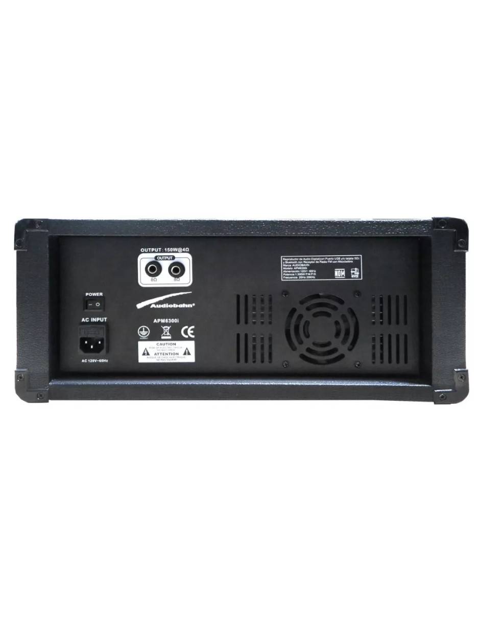 Foto 3 pulgar | Consola Amplificada 6 Canales Bluetooth Audiobahn Apm6300i