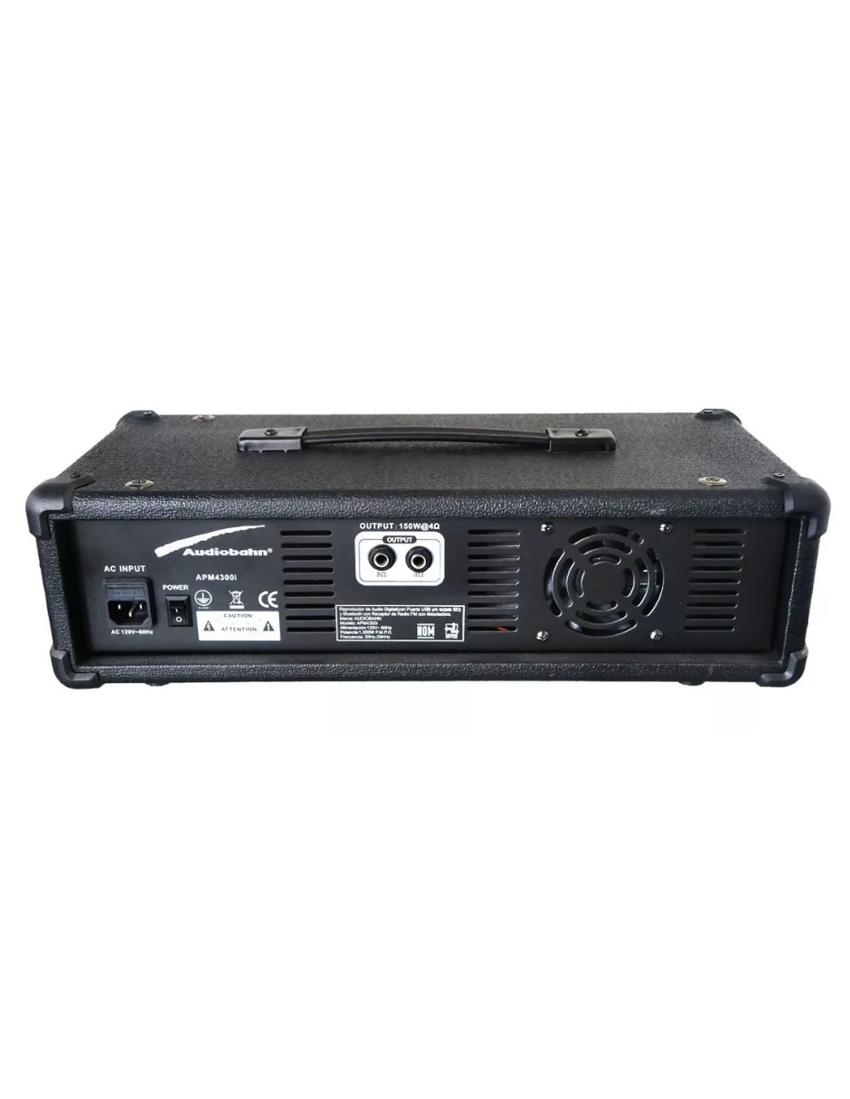 Foto 2 | Consola Amplificada 4 Canales Bluetooth Audiobahn Apm4300i