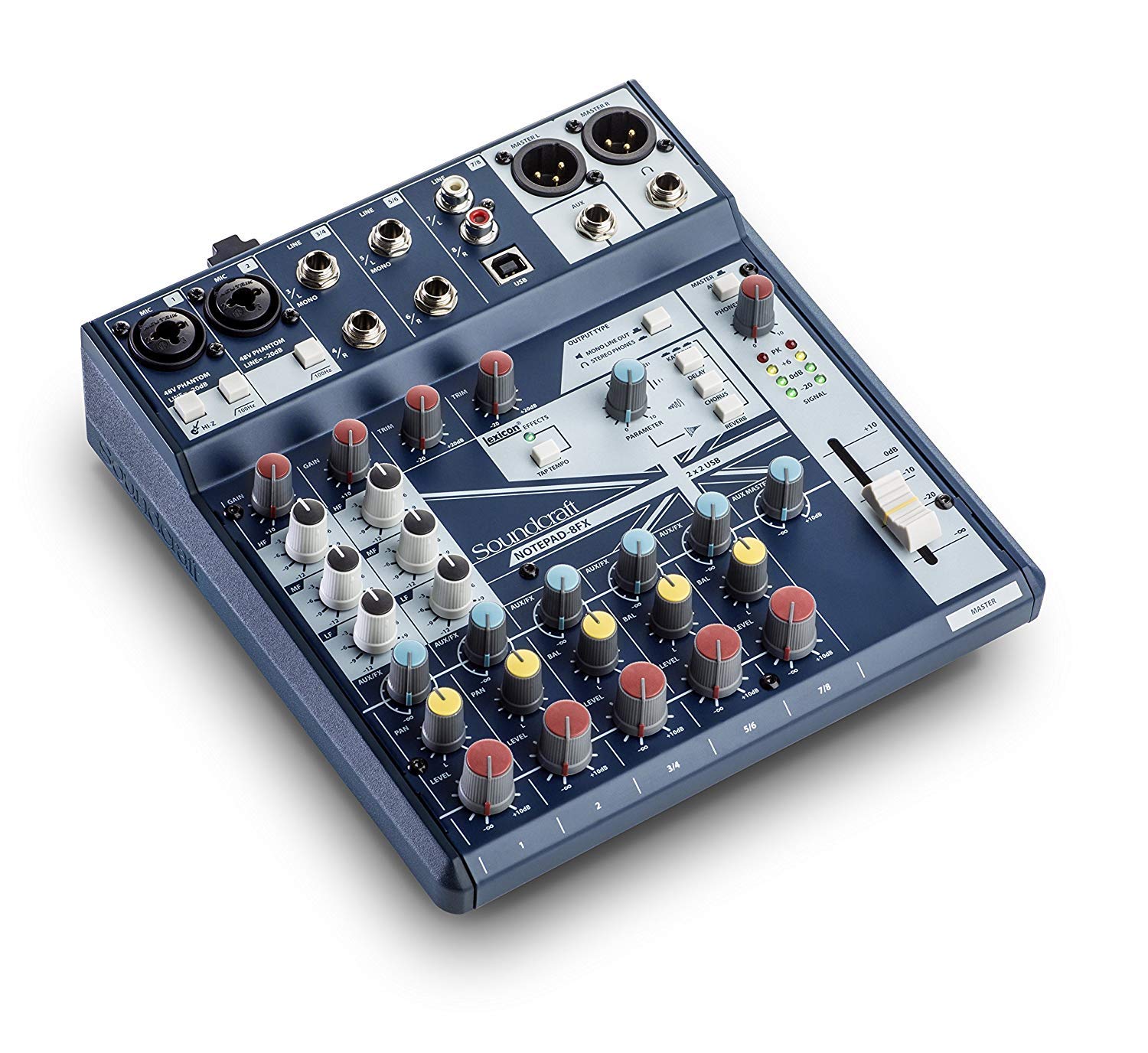 Foto 2 pulgar | Mixer Soundcraft Notepad-8fx Interfaz De Audio Usb Azul - Venta Internacional.