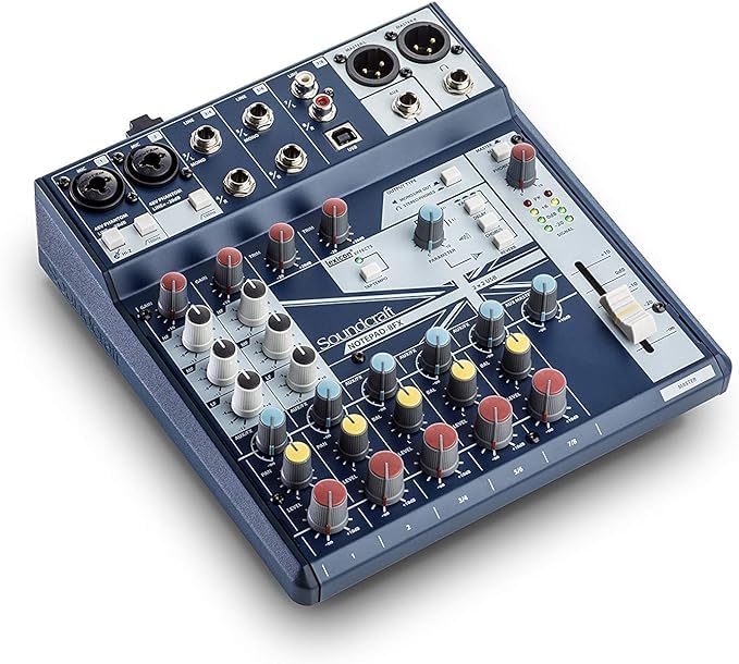 Foto 5 pulgar | Mixer Soundcraft Notepad-8fx Interfaz De Audio Usb Azul - Venta Internacional.