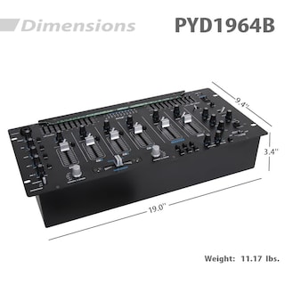 Foto 3 | Controlador Dj Mezclador De 6 Canales Pyle Pyd1964b.5 Con Bluetooth - Venta Internacional.