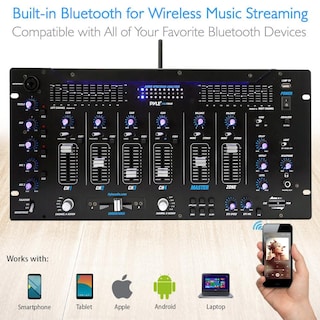 Foto 4 | Controlador Dj Mezclador De 6 Canales Pyle Pyd1964b.5 Con Bluetooth - Venta Internacional.