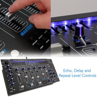 Foto 5 | Controlador Dj Mezclador De 6 Canales Pyle Pyd1964b.5 Con Bluetooth - Venta Internacional.