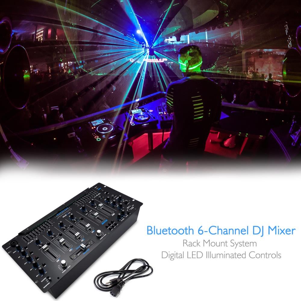 Foto 8 pulgar | Controlador Dj Mezclador De 6 Canales Pyle Pyd1964b.5 Con Bluetooth - Venta Internacional.