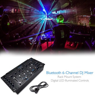 Foto 7 | Controlador Dj Mezclador De 6 Canales Pyle Pyd1964b.5 Con Bluetooth - Venta Internacional.