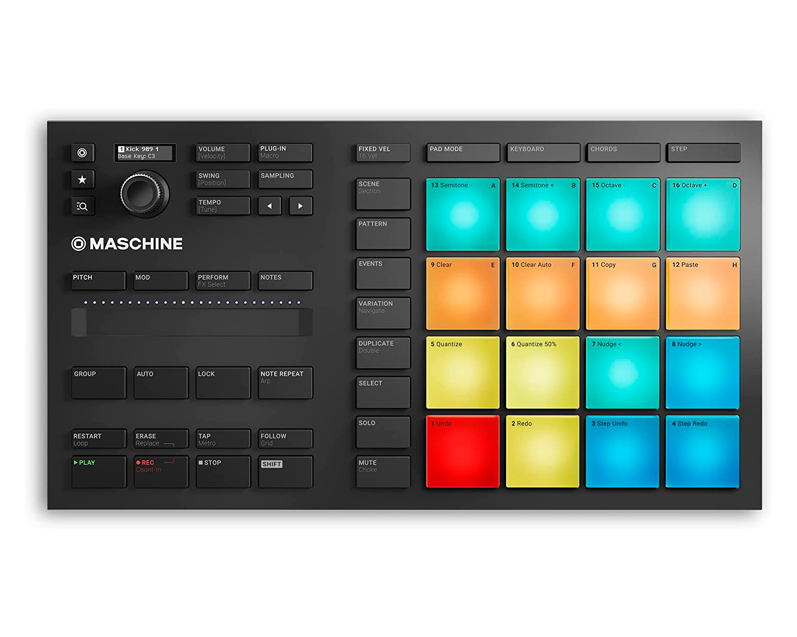 Foto 2 pulgar | Controlador Midi Native Instruments Maschine Mikro Mk3 color Negro