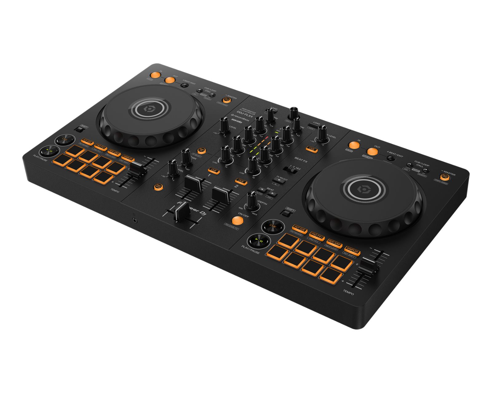 Foto 4 pulgar | Controlador Pioneer Ddj-flx4 111.6mm2 Canales Serato Usb