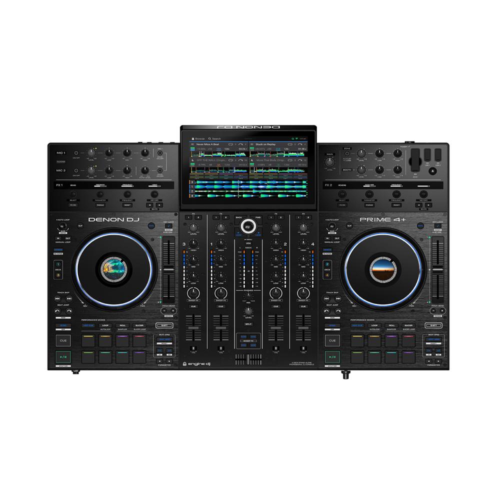 Sistema Pro 4 Deck DJ Denon Prime4 Plus Negro