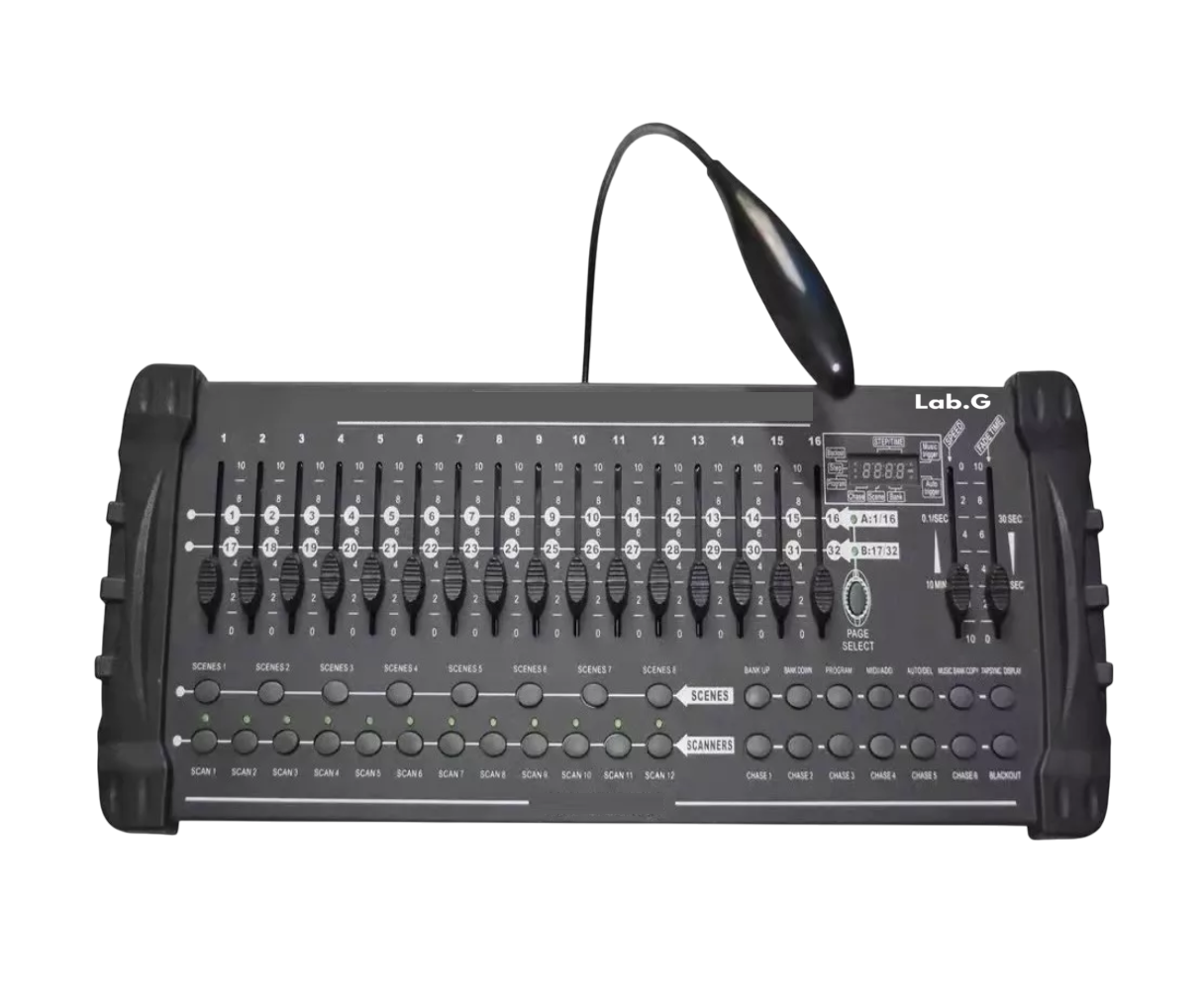 Foto 1 | Controlador De Canales Luces Dj Consola 512 240 Escena Negro