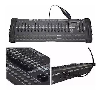 Foto 2 | Controlador De Canales Luces Dj Consola 512 240 Escena Negro