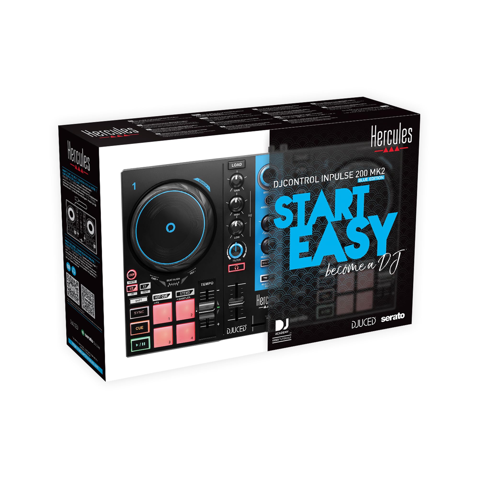 Foto 5 | Controlador De Dj Hercules Djcontrol Inpulse 200 Mk2 Arctic Blue - Venta Internacional.