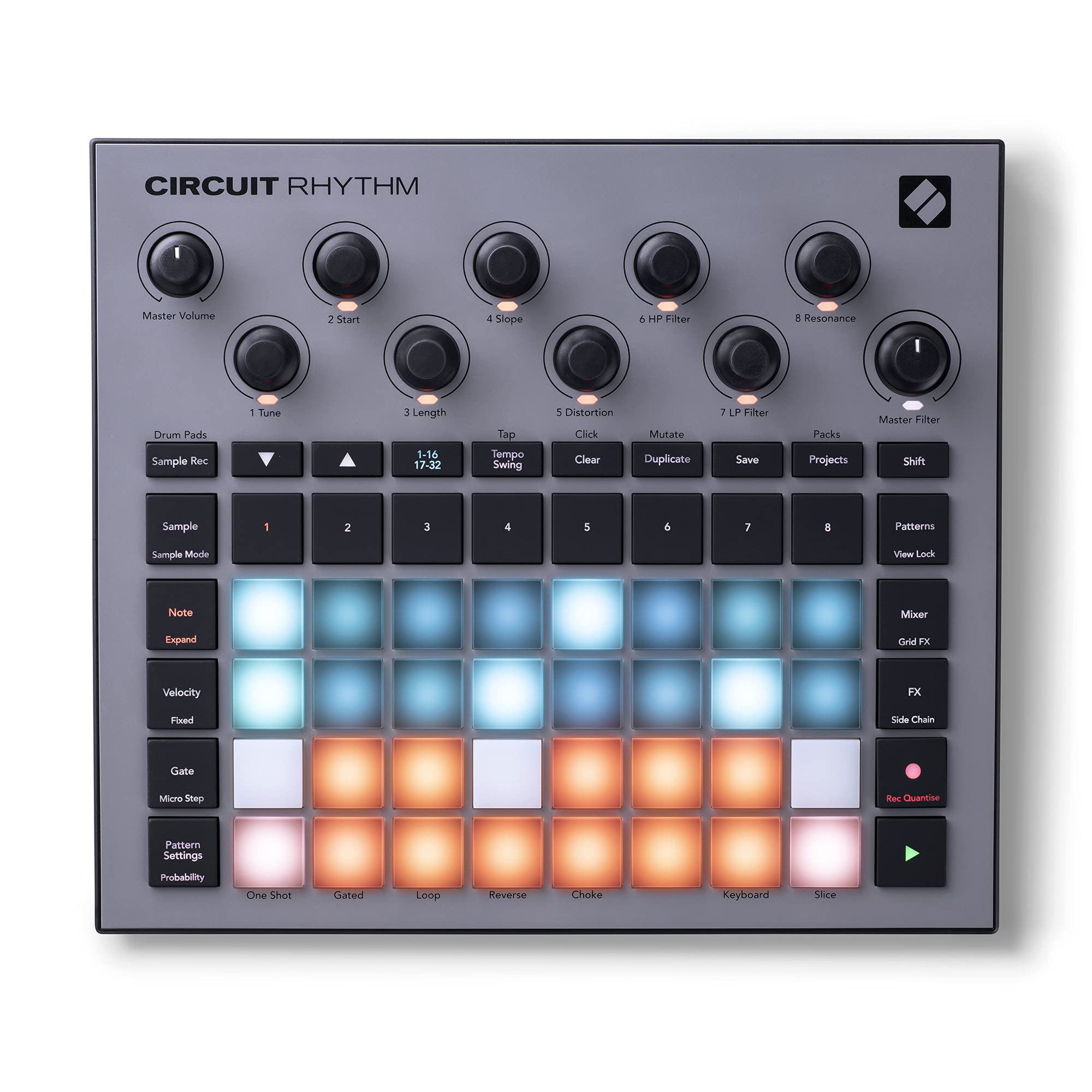 Foto 4 pulgar | Pistas De Muestra De Sampler Y Groovebox Novation Circuit Rhythm 8 - Venta Internacional.
