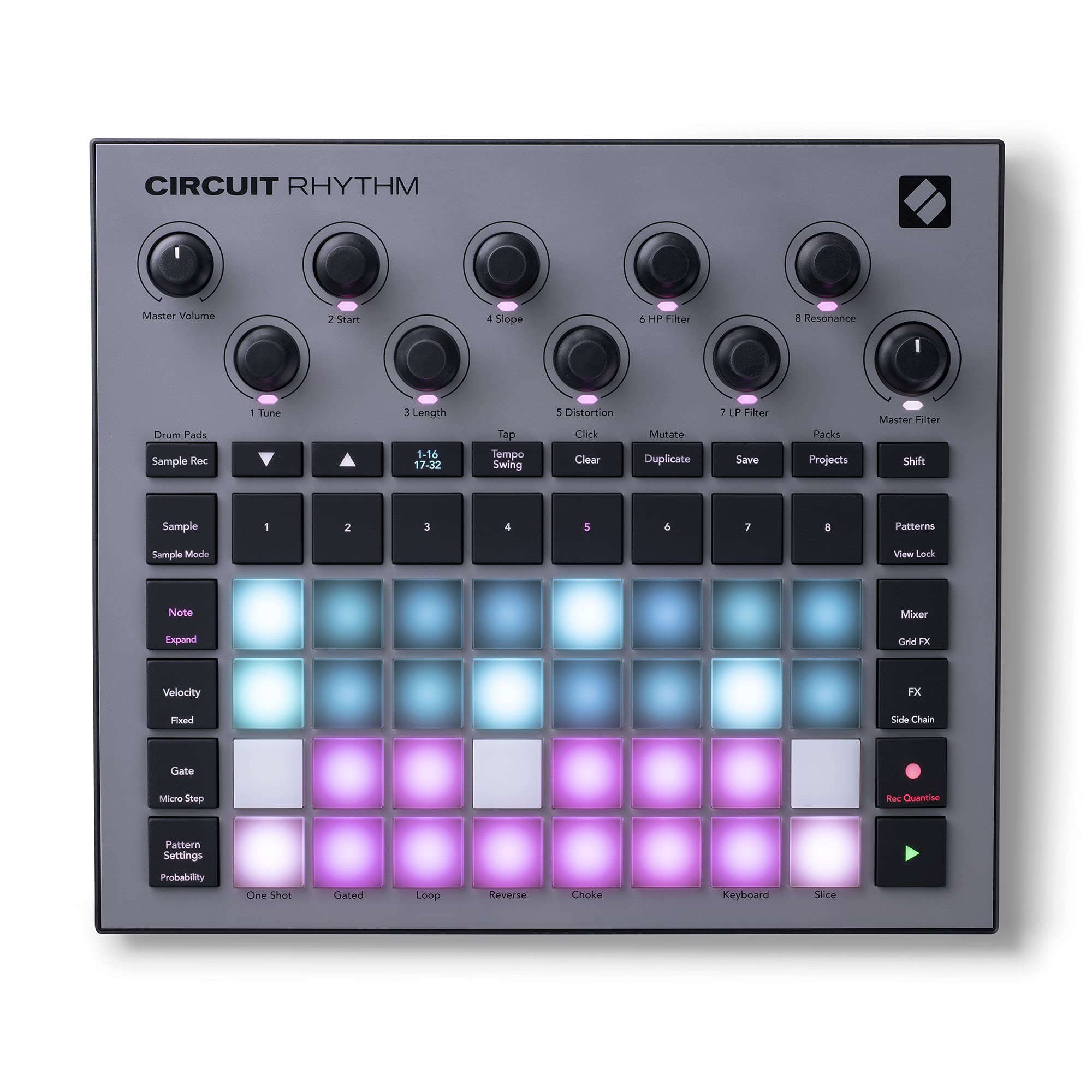 Foto 5 pulgar | Pistas De Muestra De Sampler Y Groovebox Novation Circuit Rhythm 8 - Venta Internacional.