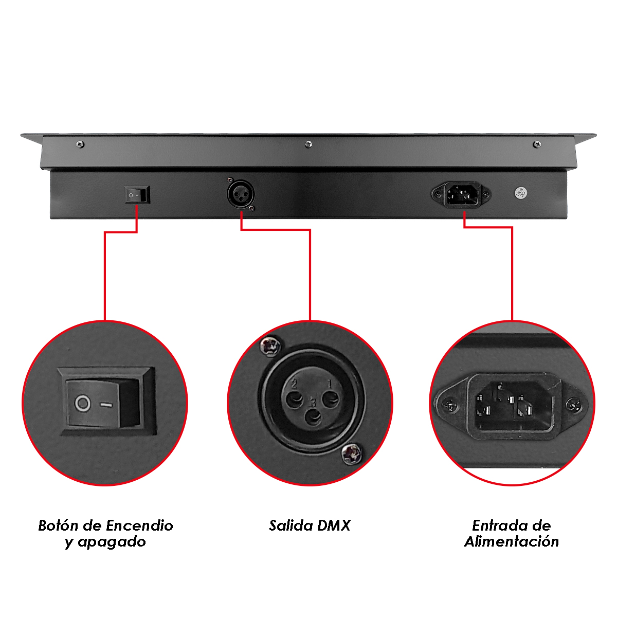 Foto 5 | Controlador Dmx Luces/dj 12 Escáneres - 192 Canales Steelpro Mod:dmx-3100