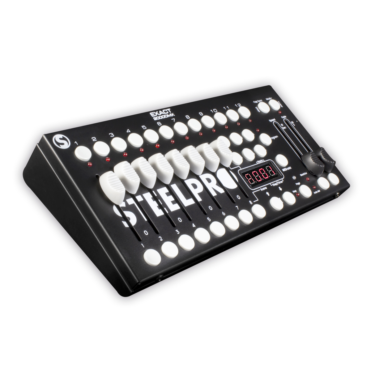 Foto 4 pulgar | Controlador Dmx512 Steelpro Mod:  Exact2000dmx 240escenas 192canal Color Negro