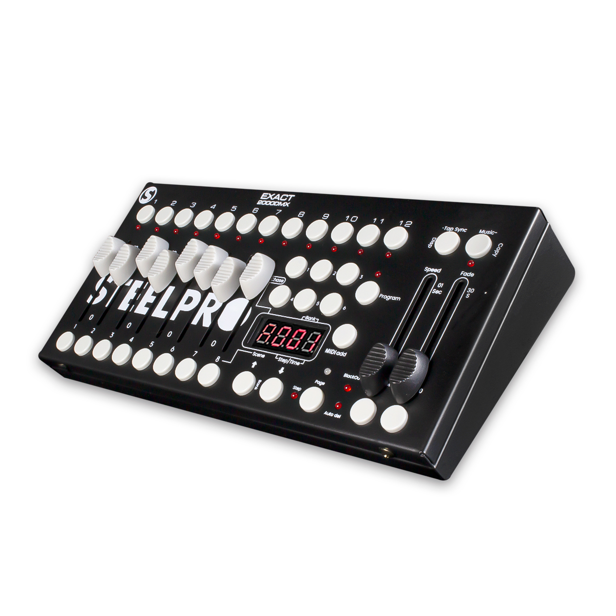 Foto 5 pulgar | Controlador Dmx512 Steelpro Mod:  Exact2000dmx 240escenas 192canal Color Negro