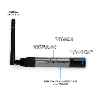 Foto 3 | Antenas Inalámbricas Batería Recargable Mod: 5w-dmx Steelpro