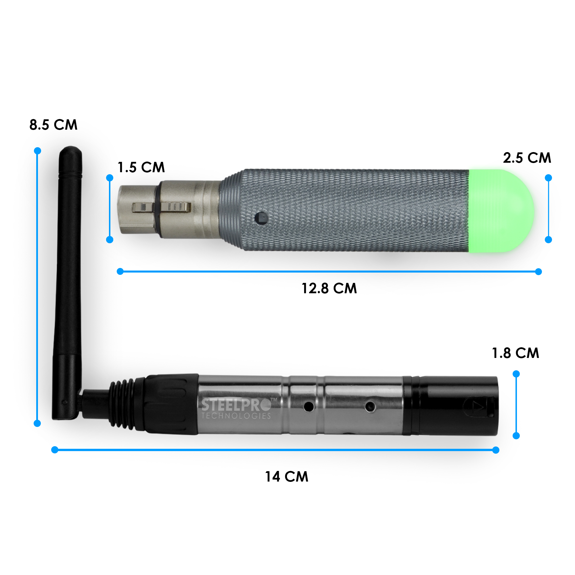 Foto 4 | Antenas Inalámbricas Batería Recargable Mod: 5w-dmx Steelpro