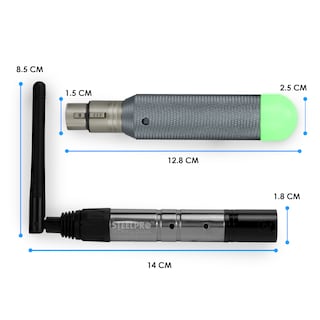 Foto 4 | Antenas Inalámbricas Batería Recargable Mod: 5w-dmx Steelpro