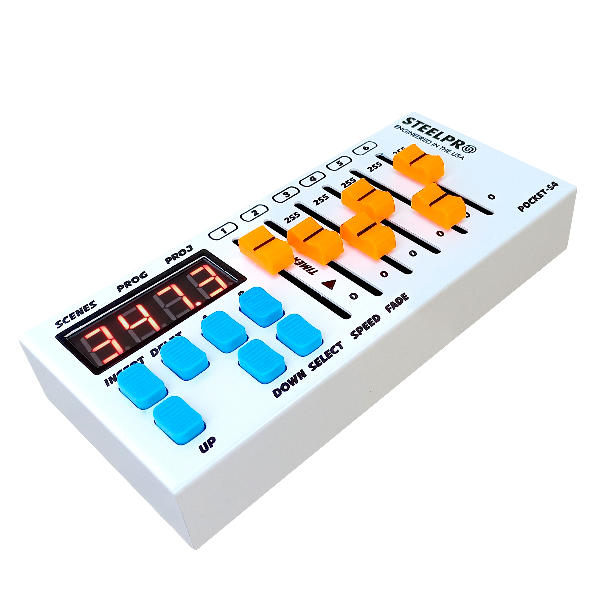 Foto 2 pulgar | Controlador Dmx Profesional Luces Dj 54 Canales Steelpro Color Blanco Mod:pocket-54