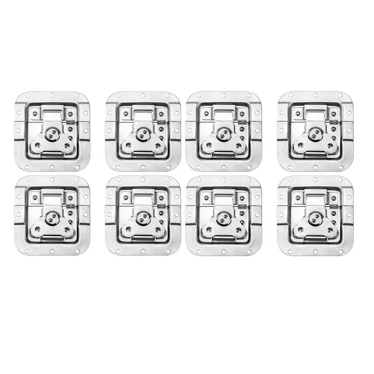 Juego de 8 broches cromados para Flight Case Eo Safe Imports Plateado