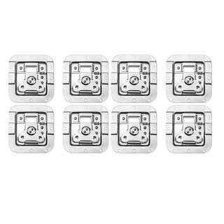 Foto 1 | Juego de 8 broches cromados para Flight Case Eo Safe Imports Plateado
