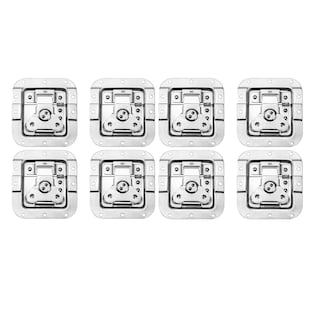 Foto 1 | 8 Piezas Broches Mediano Cromado Para Fabricar Flight Case Eo Safe Imports Esi-16130-1 Plata