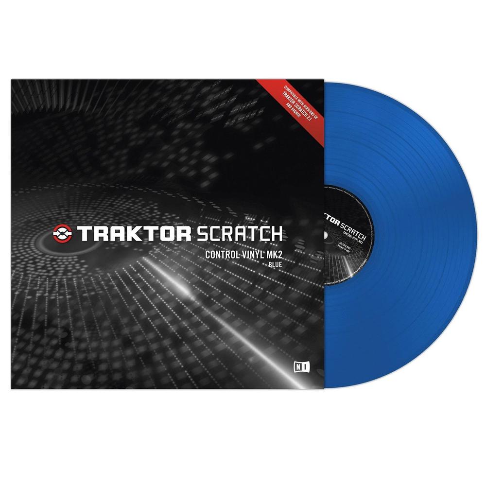 Foto 3 pulgar | Native Instruments Traktor Scratch Control Vinyl Mk2 Azul