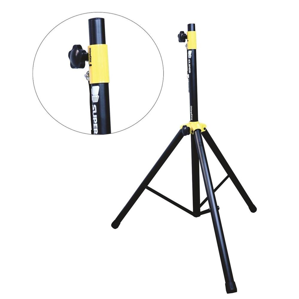 Pedestal Tripie Uso Rudo Metal Reforzado Para Bafle Sp-01