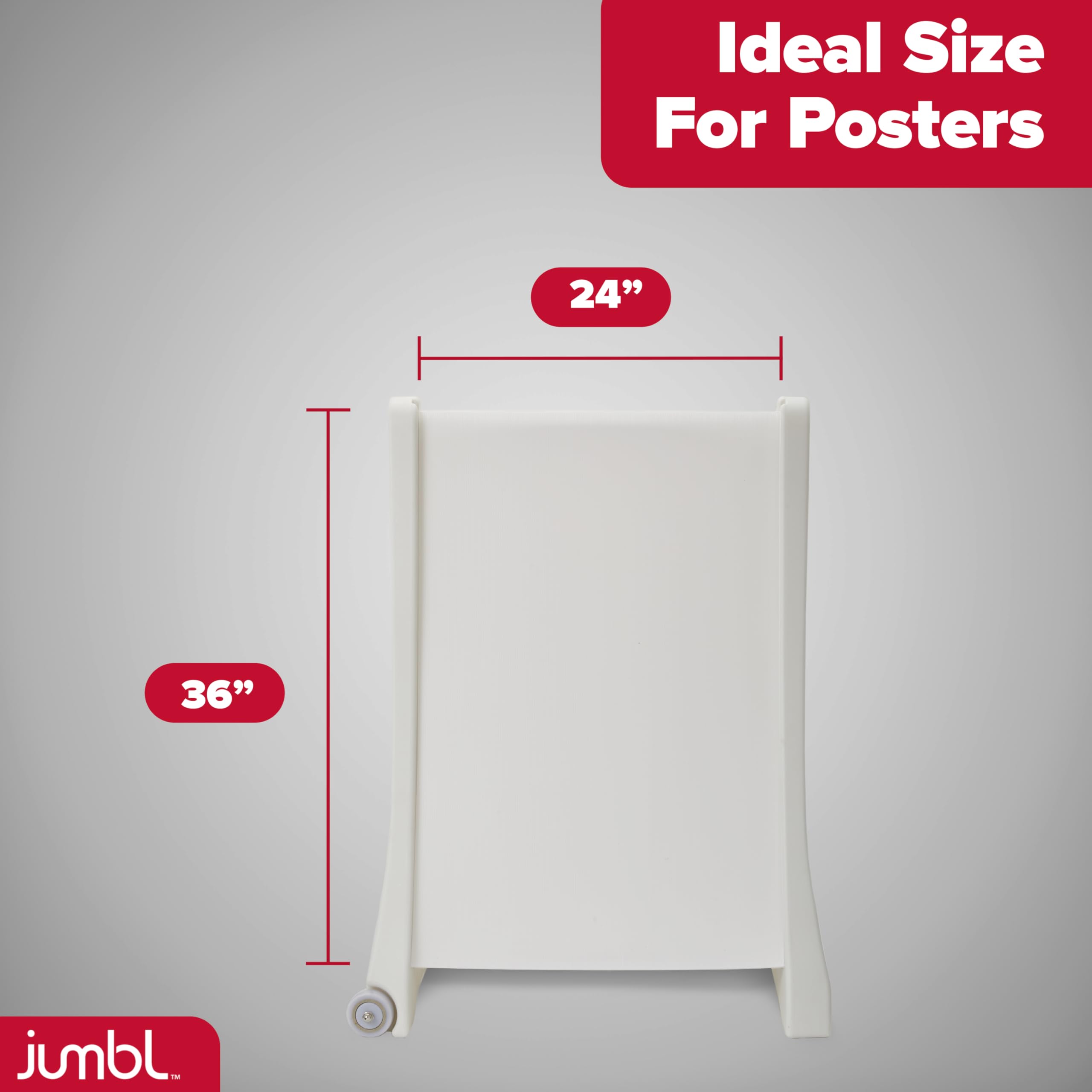 Foto 4 pulgar | Letrero Jumbl De 60 X 90 Cm, Doble Cara, Con Ruedas Portátiles - Venta Internacional.