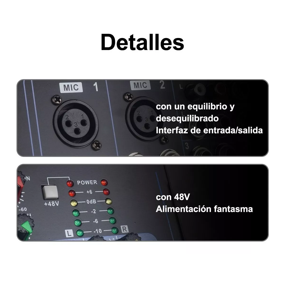 Foto 4 pulgar | Mezcladora 4 Canales Pasiva Reproductor Bluetooth USB  Eo Safe Imports Esi-10401 Negro