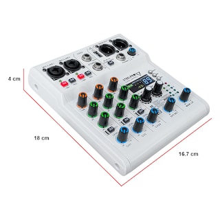 Foto 3 | Mezcladora 4 Canales Dsp 99 Efectos Bt/usb Steelpro