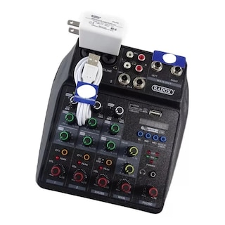 Foto 5 | Mezcladora de Audio Radox Bluetooth 4 Canales