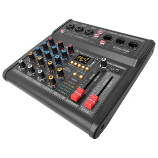 Foto 5 | Mezcladora 4 Canales 3+subwoofer Xlr Steelpro Bluetooth Usb