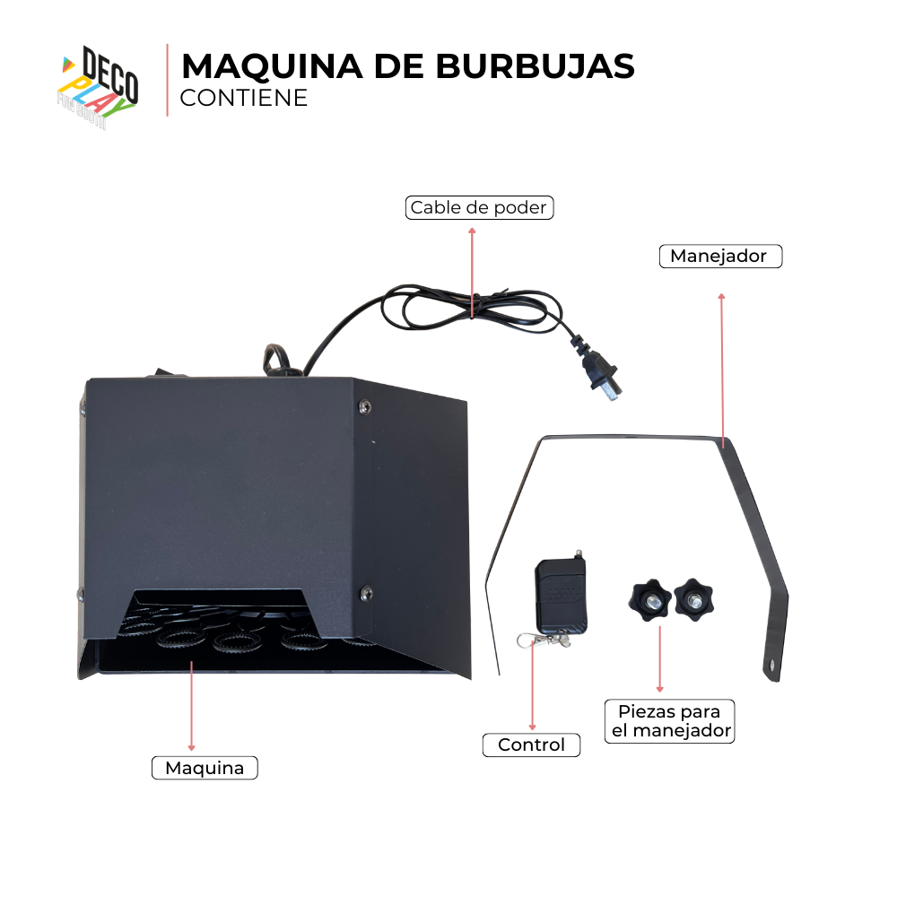 Foto 2 | Maquina de Burbuja Eventos Dj Bubble Machine Decoplay