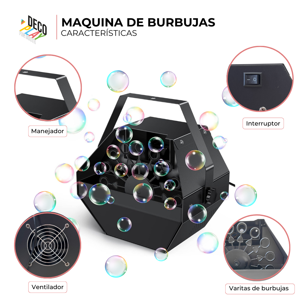 Foto 6 pulgar | Maquina de Burbuja Eventos Dj Bubble Machine Decoplay