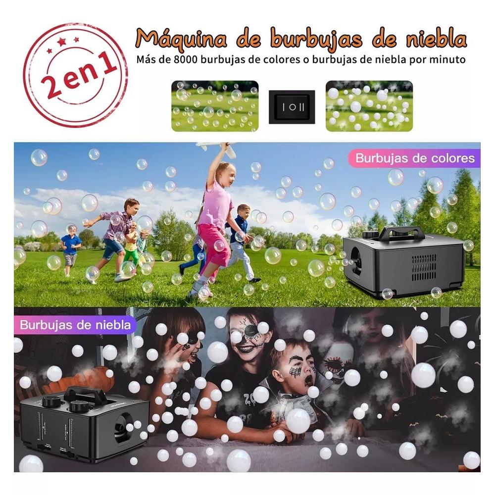 Foto 4 | Maquina Petit De Burbujas De Niebla, Generador De Burbujas De Humo