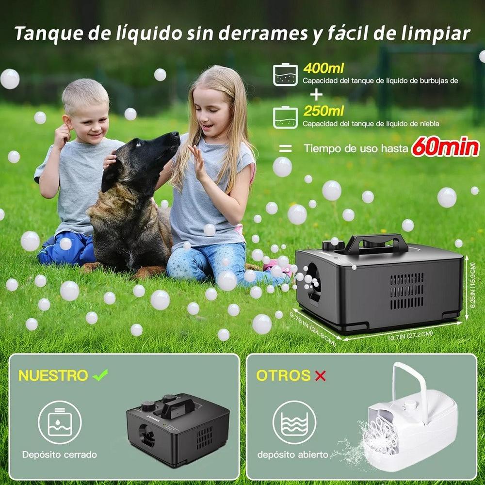 Foto 6 | Maquina Petit De Burbujas De Niebla, Generador De Burbujas De Humo