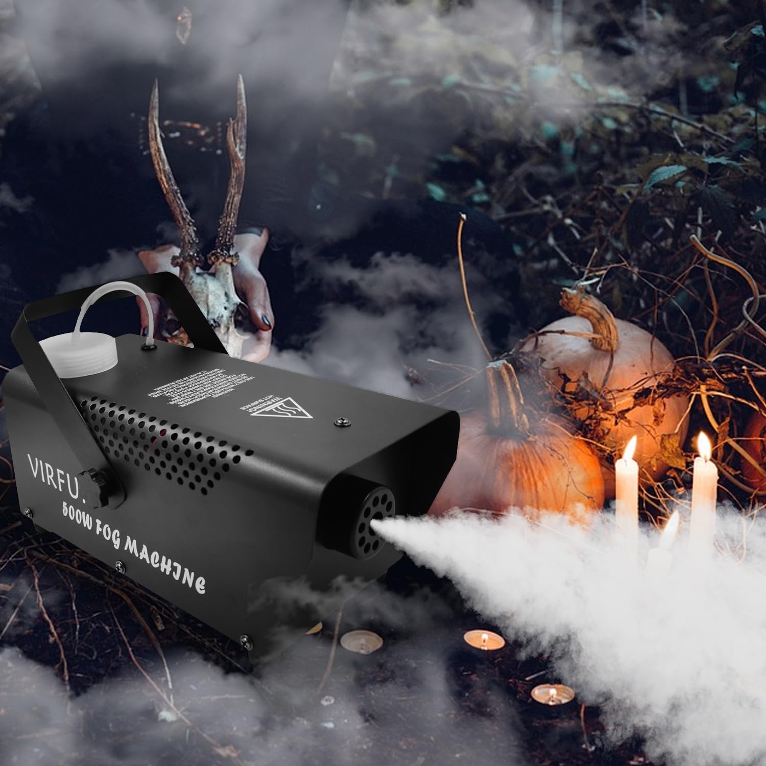 Foto 5 | Máquina De Humo Virfun Vir-12 500w 500ml Con Mando A Distancia - Venta Internacional.