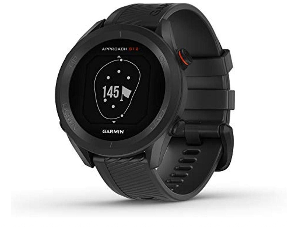 Garmin Approach S12, Reloj De Golf Gps Fácil De Usar, 42k + Campos Precargados, Negro