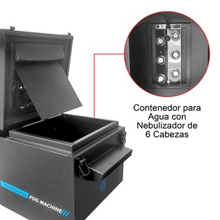 Foto 3 | Máquina Humo Profesional Ionizada Dmx Niebla Baja Steelpro