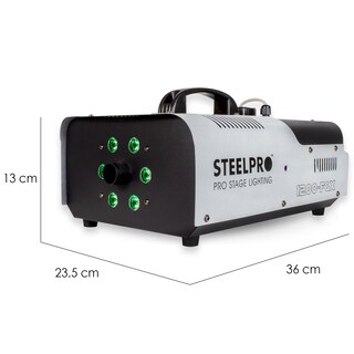 Foto 3 | Maquina de Humo Dmx 1200w Led Rgb Inalambrico Steelpro