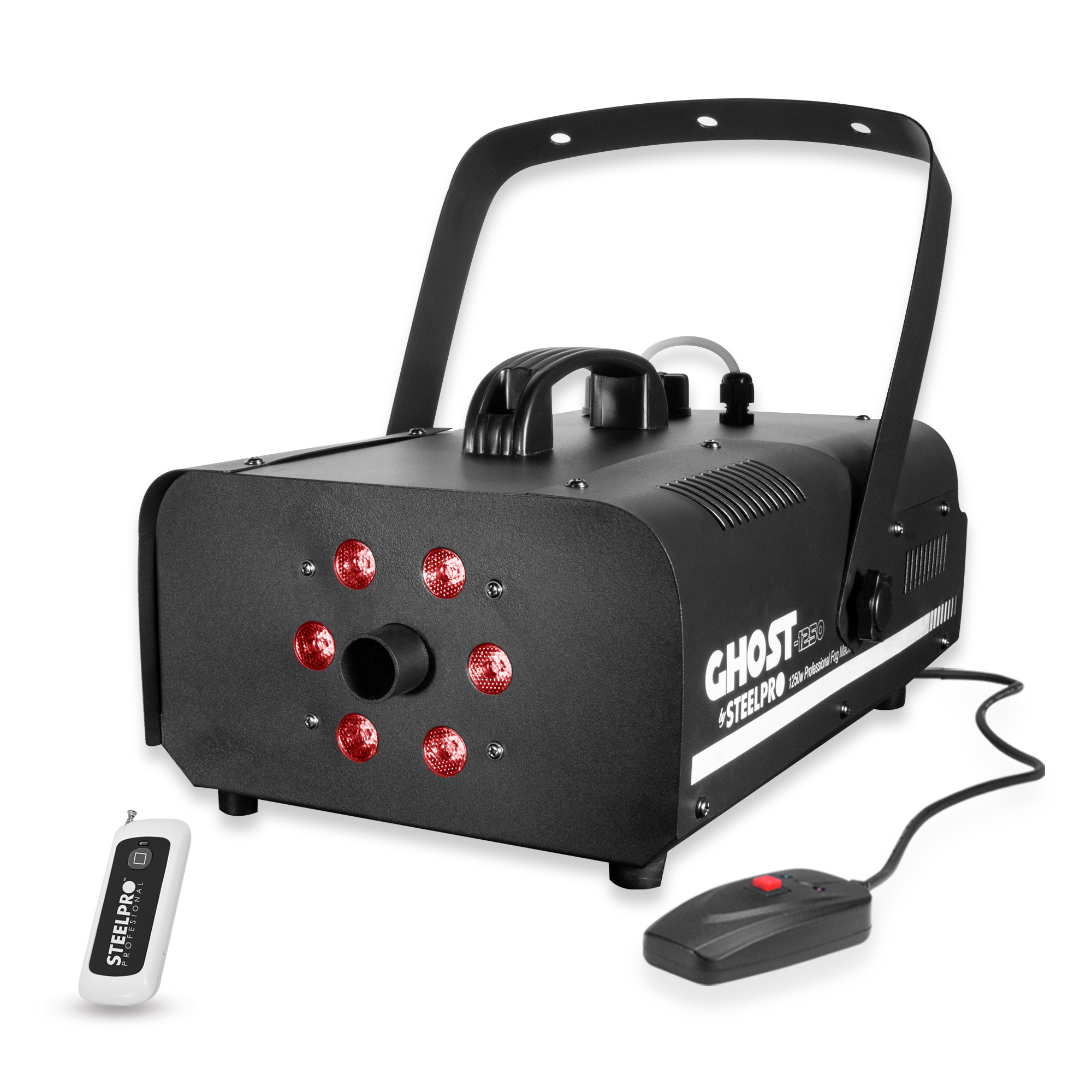 Foto 1 | Maquina de Humo 1250w Control Alambrico/Inalambrico Steelpro Negro
