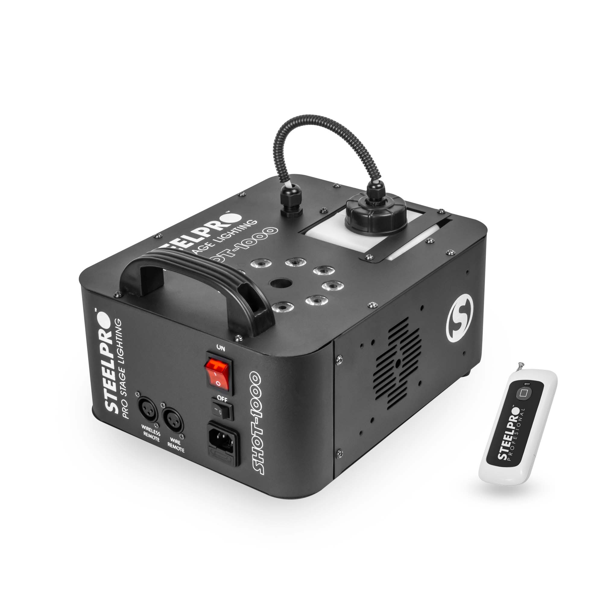 Foto 2 pulgar | Máquina de Humo Steelpro Shot-1000 1000w 9 Led RGB Automática 110v Negro