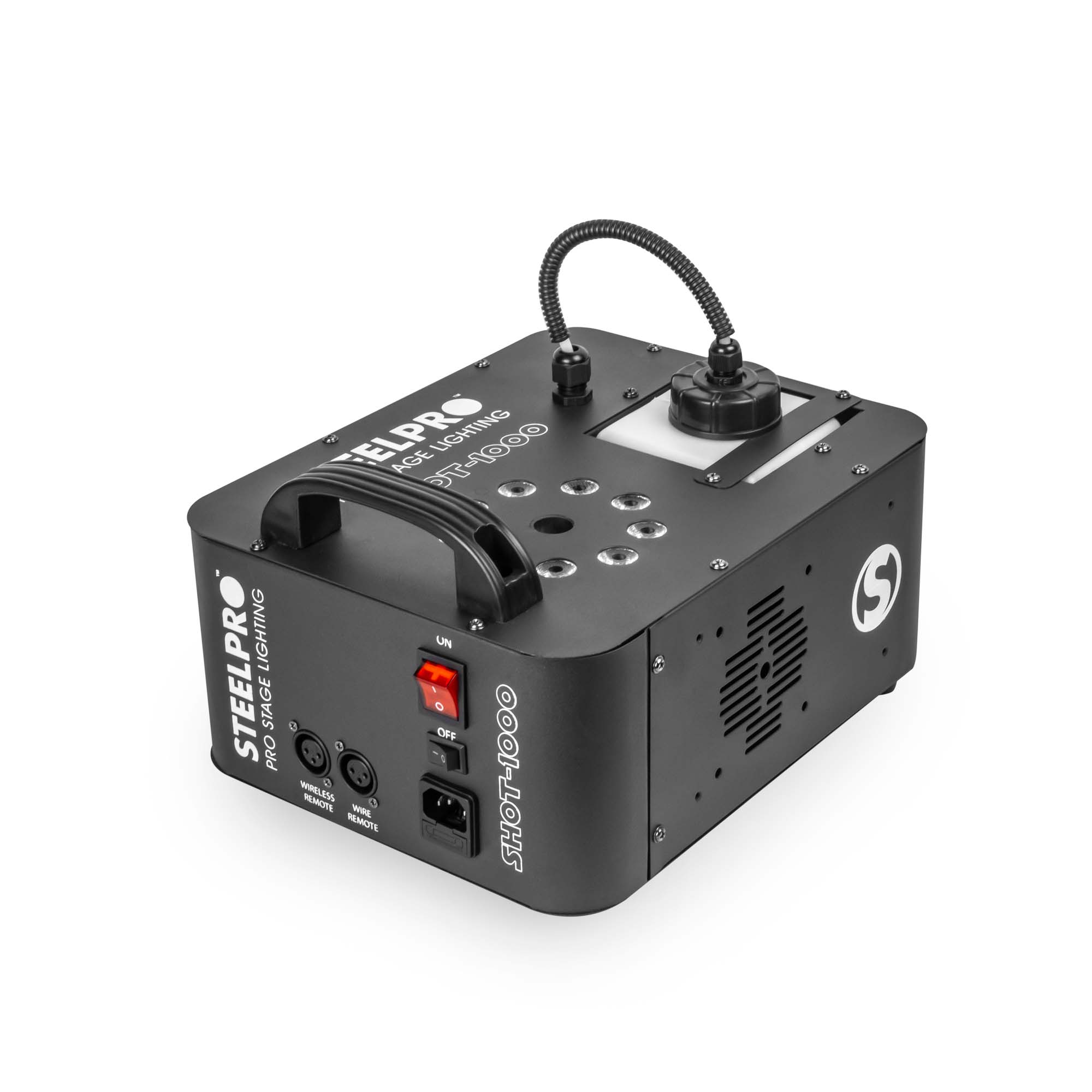 Foto 6 pulgar | Máquina de Humo Steelpro Shot-1000 1000w 9 Led RGB Automática 110v Negro