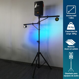 Foto 3 | Stand Tripie Master Electrónicos MAHM-PROHOLDV Negro Pedestal para Luces Profesional